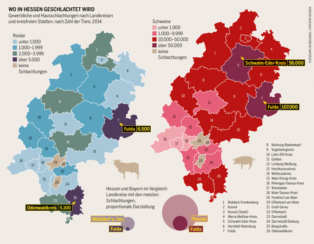 Fleischatlas 2016 – Deutschland Regional